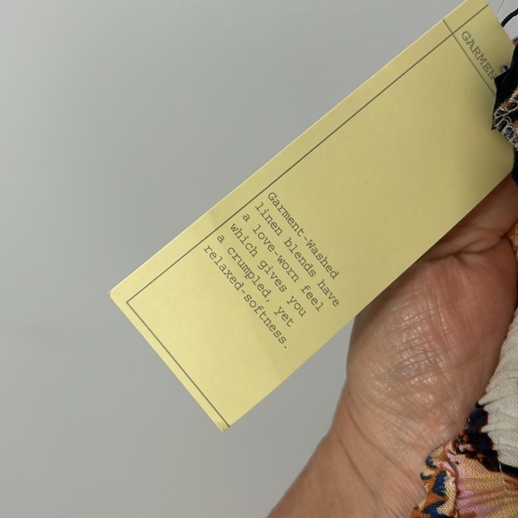 Rachel Rachel Roy Women’s Linen Blend Floral Midi Belted Skirt Size Small - Picture 5 of 5